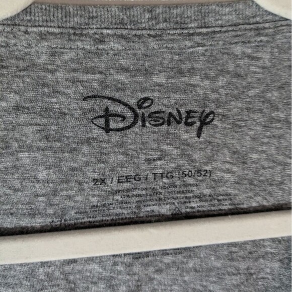 Disney Mickey Mouse Gray Graphic Tee Tshirt Women's Size 2X - Picture 4 of 4